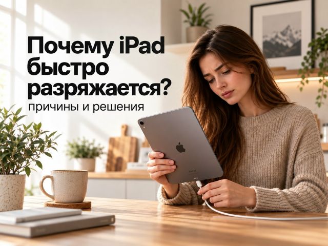 5 причин, почему ваш iPad перестал держать заряд — и как это исправить