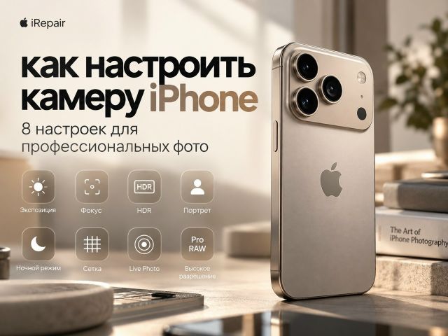 Как настроить камеру iPhone: 8 настроек для профессиональных фото