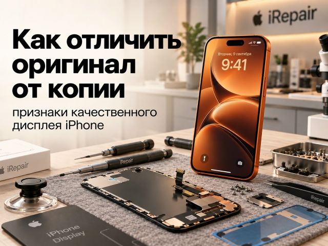 Как отличить оригинальный дисплей iPhone от копии — визуальные и технические признаки