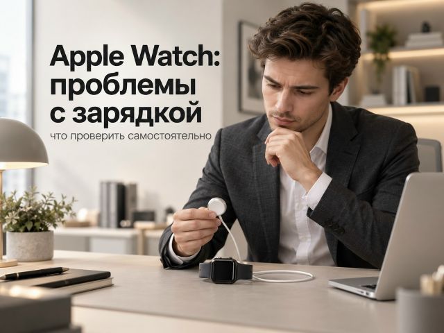 Apple Watch не заряжаются или заряжаются только в одном положении: причины и диагностика