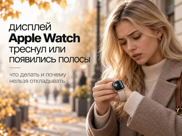 Apple Watch с разбитым стеклом: стоит ли ждать, пока сломается окончательно