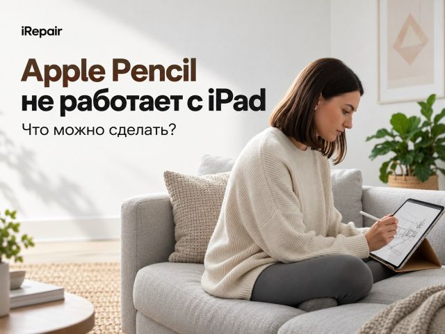 iPad не видит Apple Pencil: частые проблемы, быстрые исправления и когда нужен ремонт