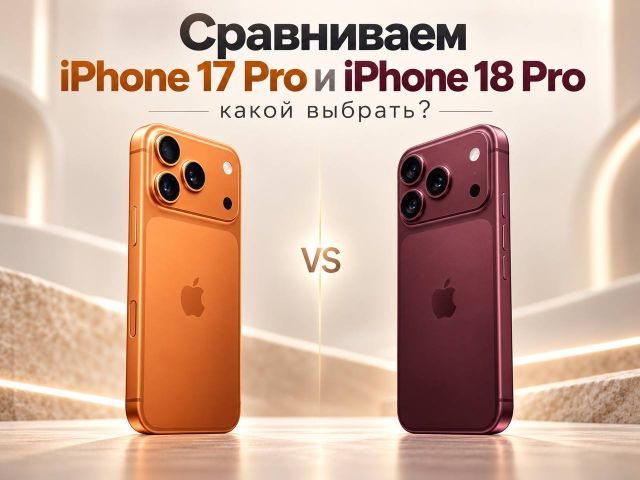 iPhone 17 Pro или 18 Pro: какой смартфон выбрать