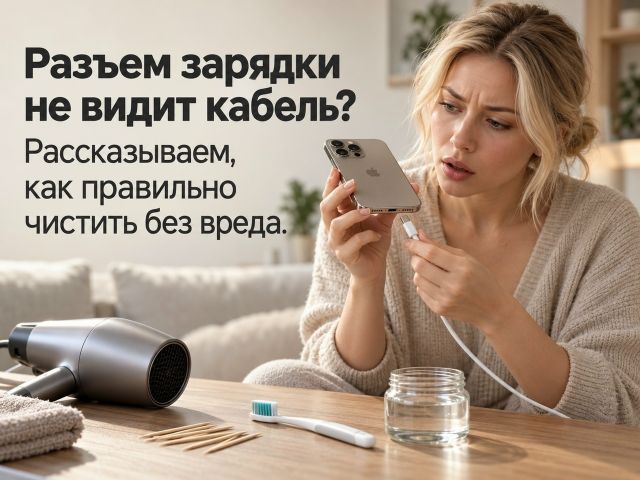 Чистим разъём зарядки без риска: пошаговая инструкция и частые ошибки
